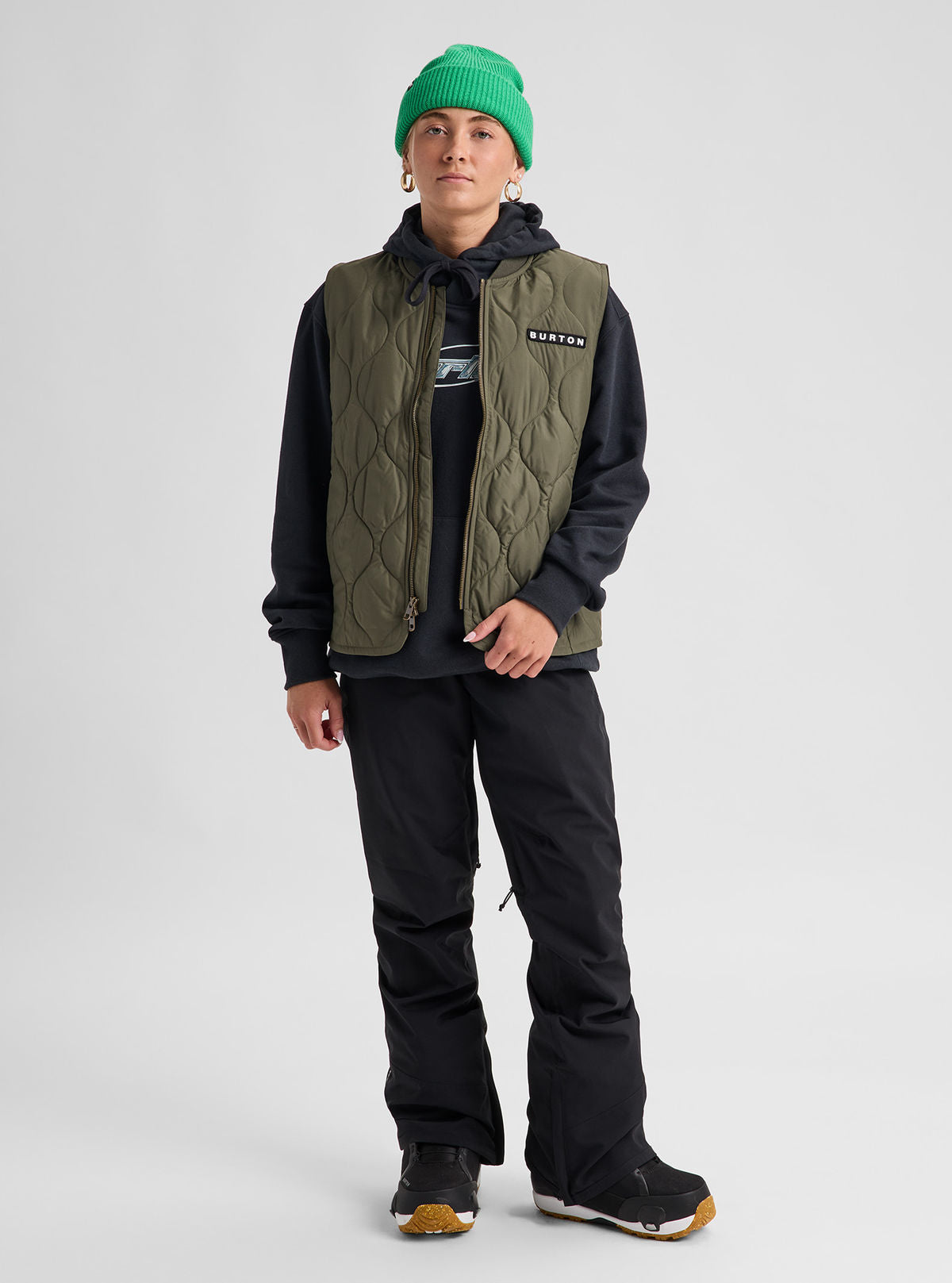 Women's Burton Reserve 2L Stretch Pants - True Black - Burton Pants Outerwear - alternate view 2
