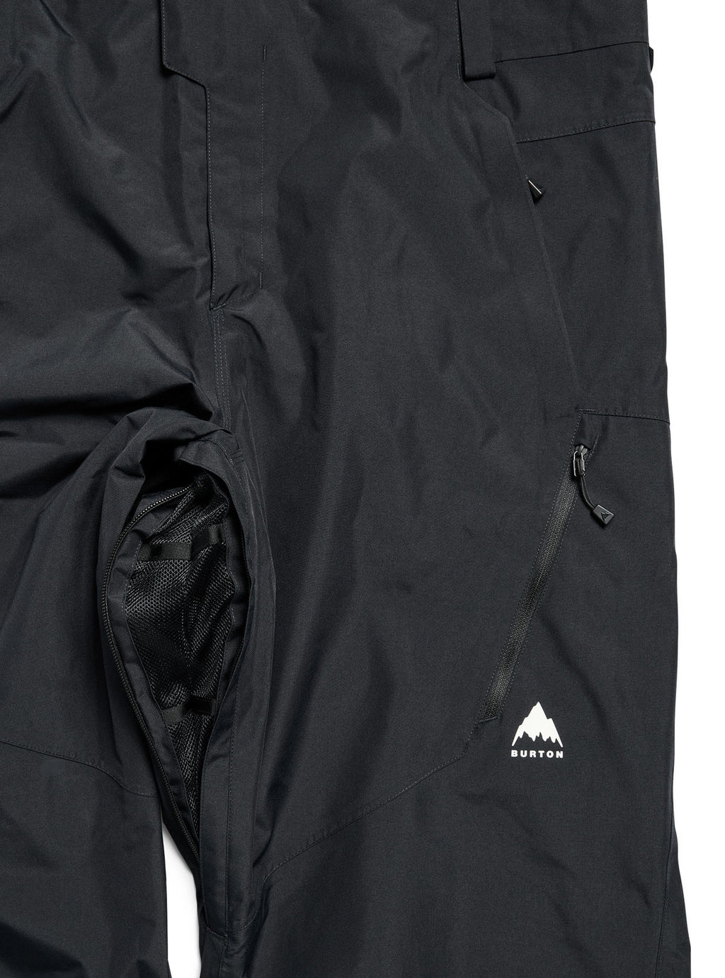 Men's Burton Reserve 2L Relaxed Bib Pants - True Black - Burton Bibs Outerwear - alternate view 5