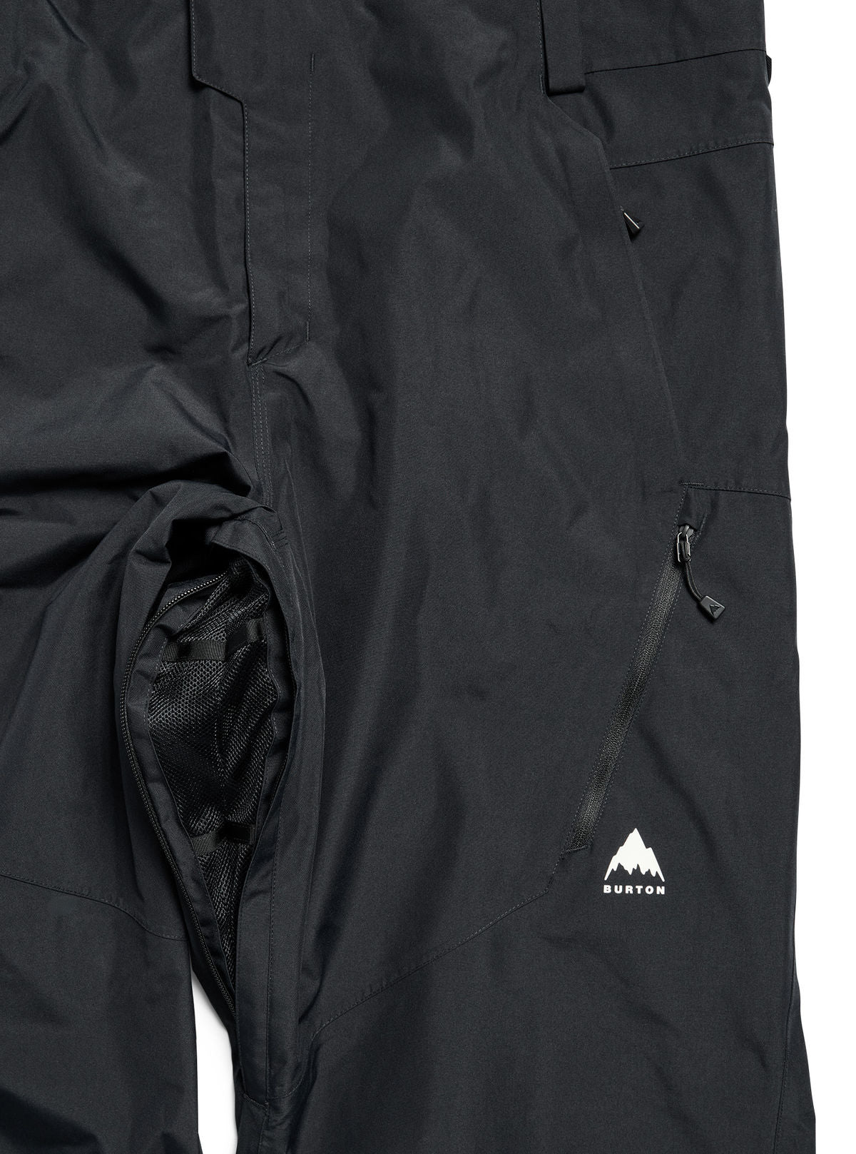 Men's Burton Reserve 2L Relaxed Bib Pants - True Black - Burton Bibs Outerwear - alternate view 5