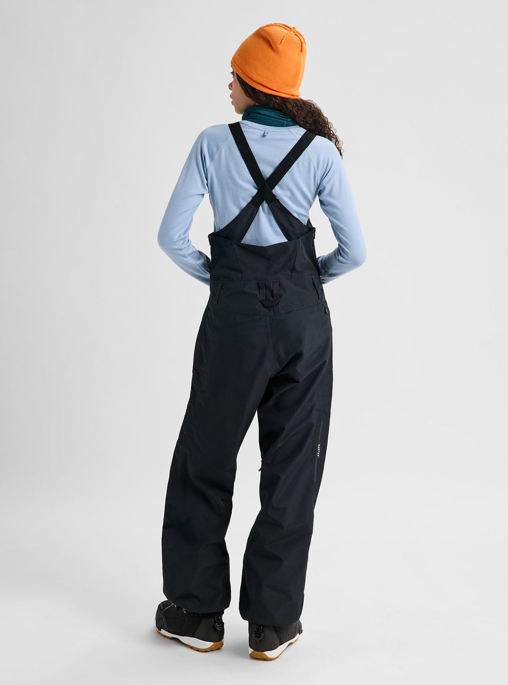 Women's Burton Reserve 2L Bib Pants - True Black - Burton Bibs Outerwear - alternate view 4