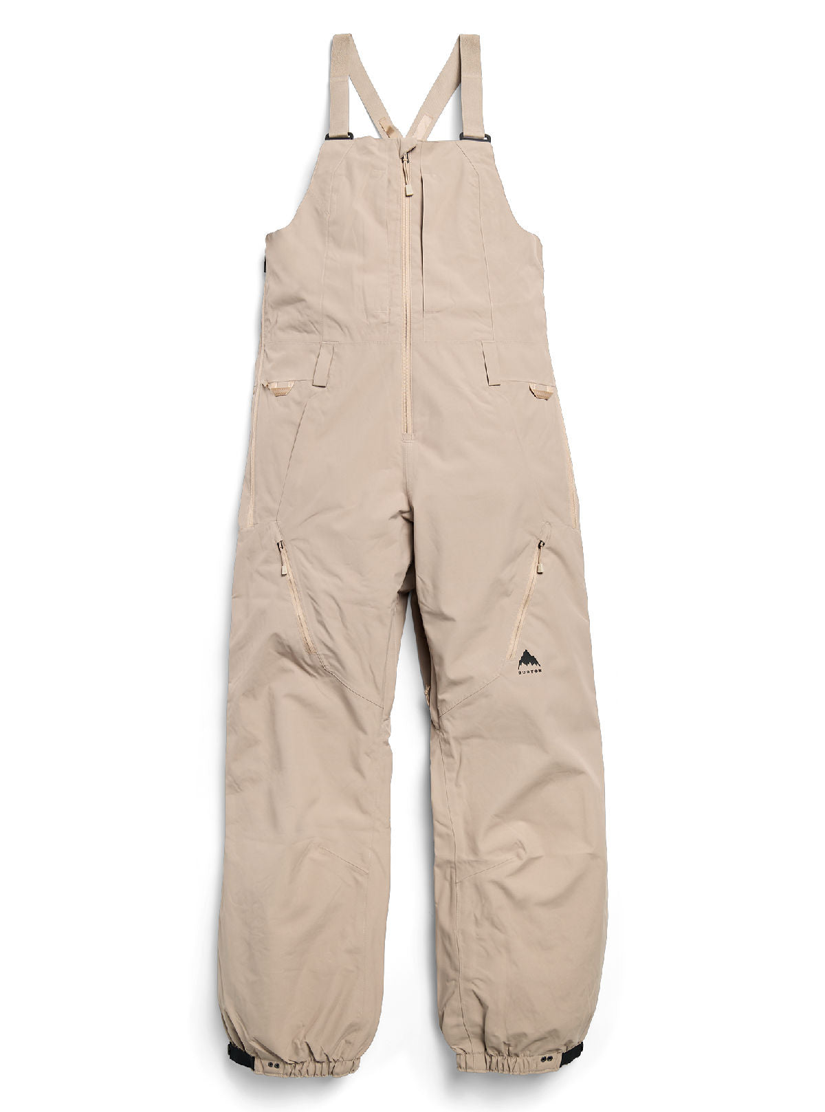 Women's Burton Reserve 2L Bib Pants - Summit Taupe - Burton Bibs Outerwear