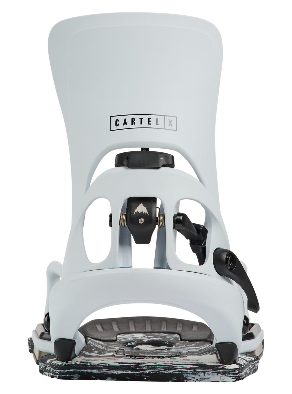 Men's Burton Step On Cartel X EST Snowboard Bindings - White - Burton Bindings Step On - alternate view 3