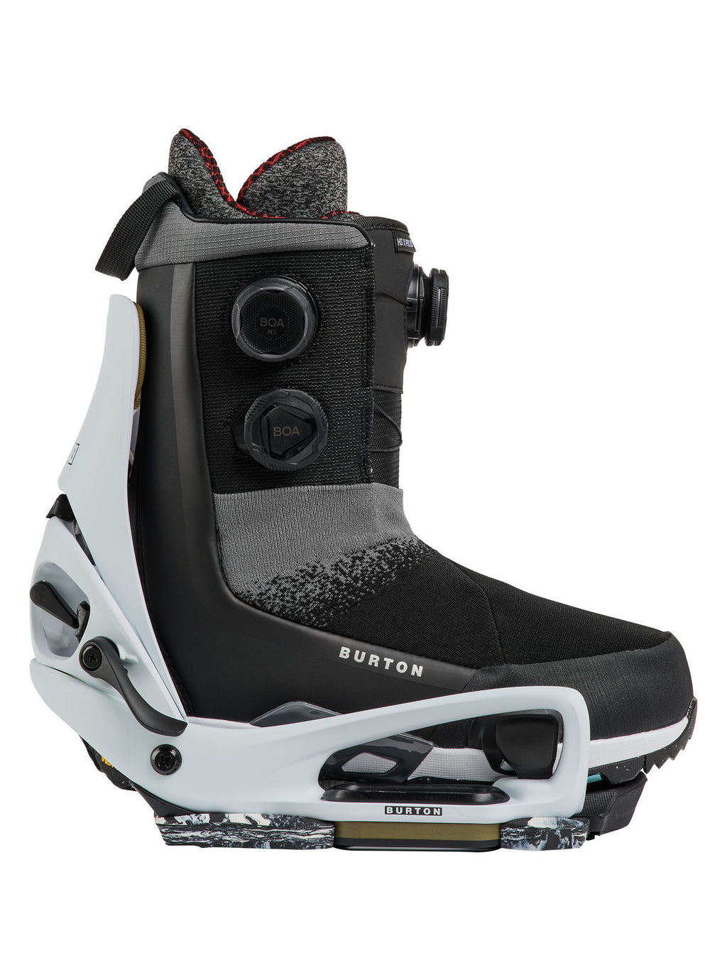 Men's Burton Step On Cartel X EST Snowboard Bindings - White - Burton Bindings Step On - alternate view 5