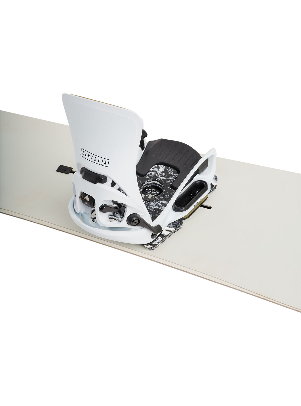 Men's Burton Step On Cartel X EST Snowboard Bindings - White - Burton Bindings Step On - alternate view 6