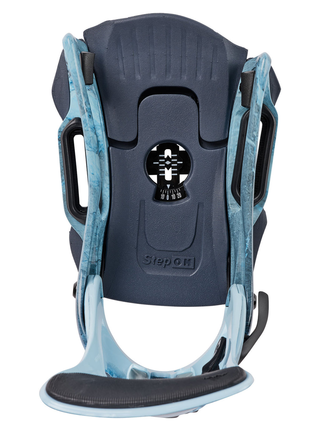 Men's Burton Step On Cartel X EST Snowboard Bindings - Marbled Stone - Burton Bindings Step On - alternate view 4