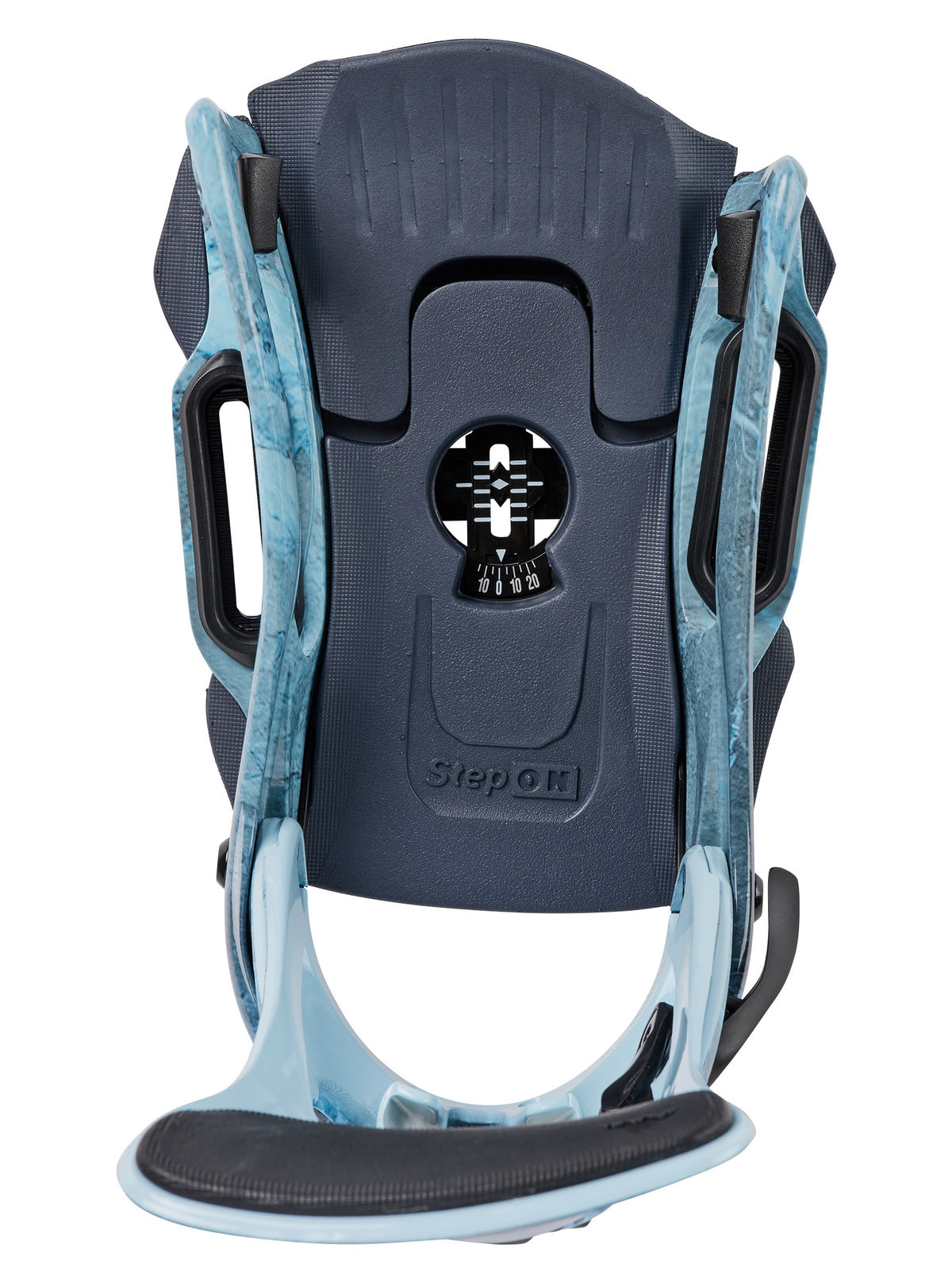 Men's Burton Step On Cartel X EST Snowboard Bindings - Marbled Stone - Burton Bindings Step On - alternate view 4
