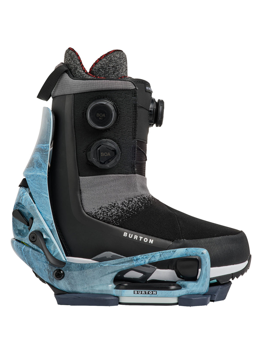 Men's Burton Step On Cartel X EST Snowboard Bindings - Marbled Stone - Burton Bindings Step On - alternate view 5