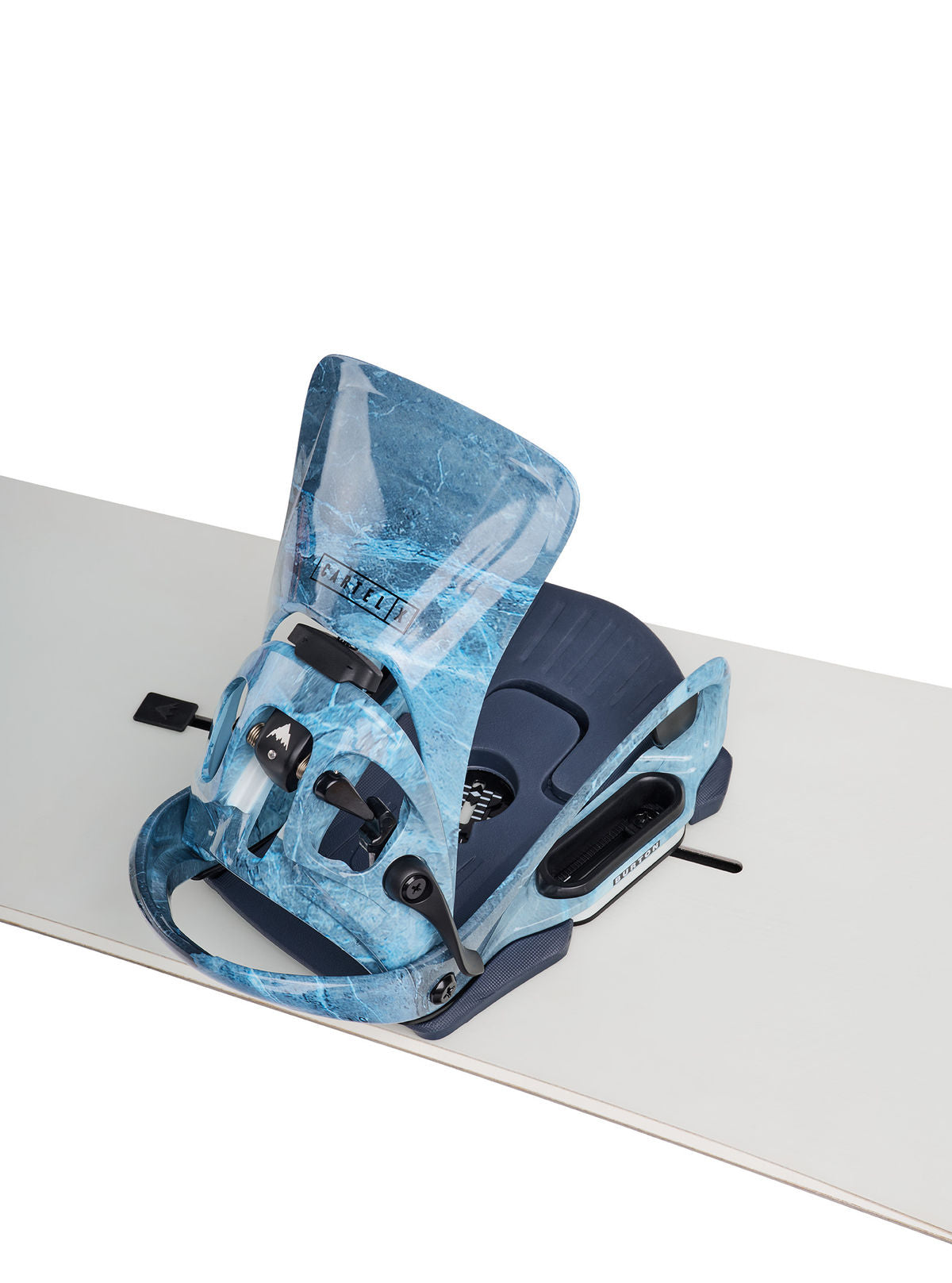 Men's Burton Step On Cartel X EST Snowboard Bindings - Marbled Stone - Burton Bindings Step On - alternate view 6