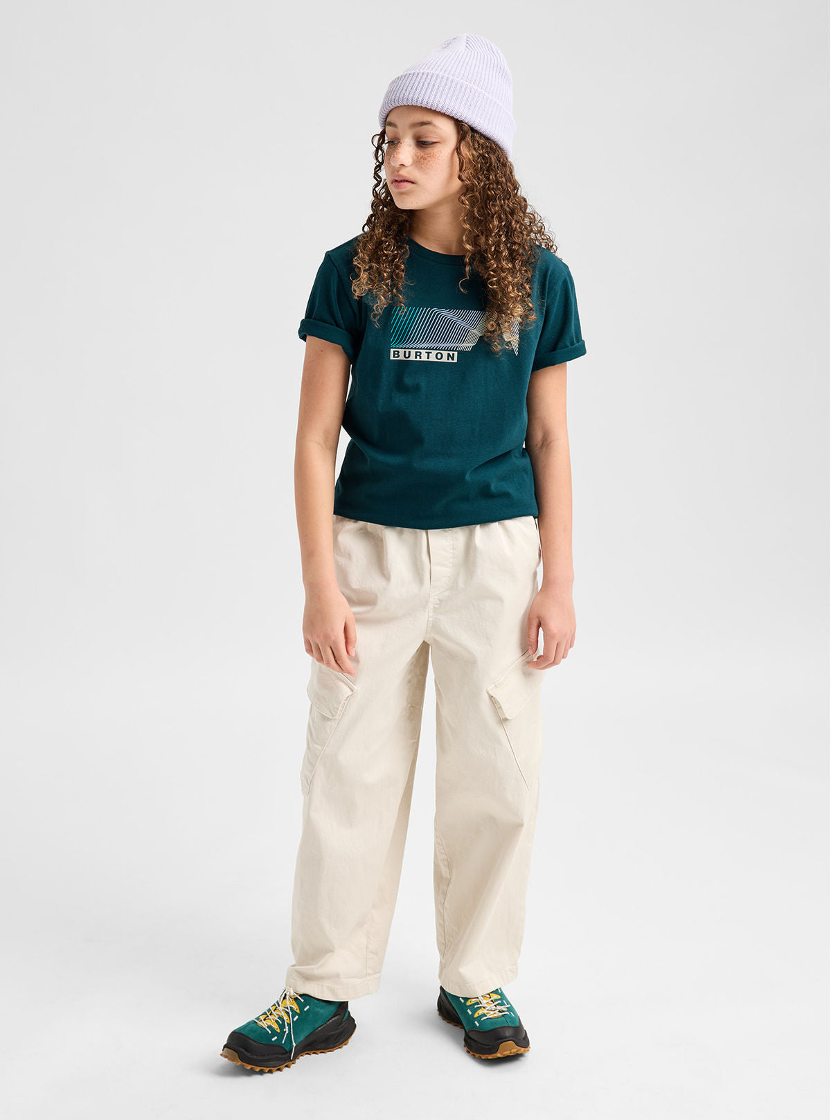 Kids' Burton Elmore Short Sleeve T-Shirt - Atlantic Teal - Burton SS Tee Apparel - alternate view 2