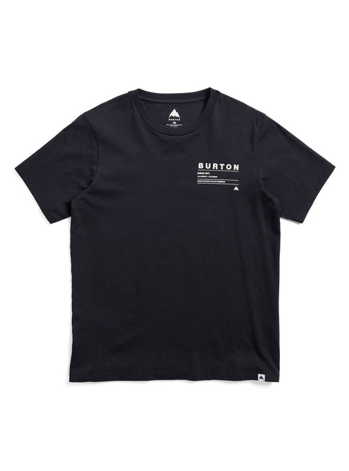 Burton Moretown Short Sleeve T-Shirt - True Black - Burton Ss Tee Apparel