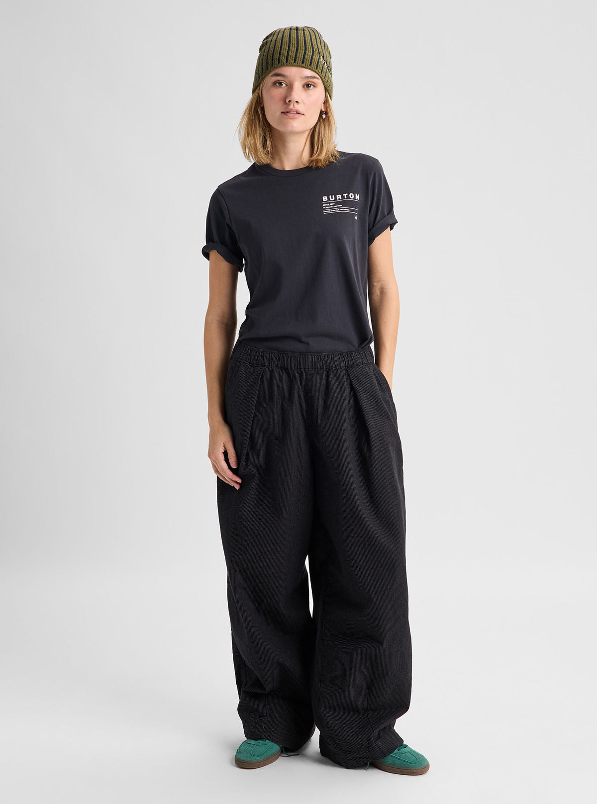Burton Moretown Short Sleeve T-Shirt - True Black - Burton Ss Tee Apparel - alternate view 6