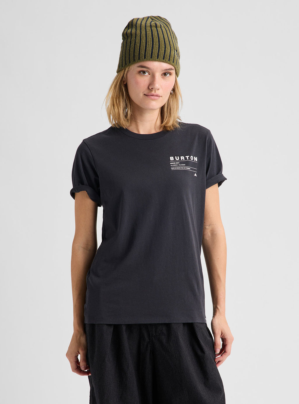 Burton Moretown Short Sleeve T-Shirt - True Black - Burton Ss Tee Apparel - alternate view 7