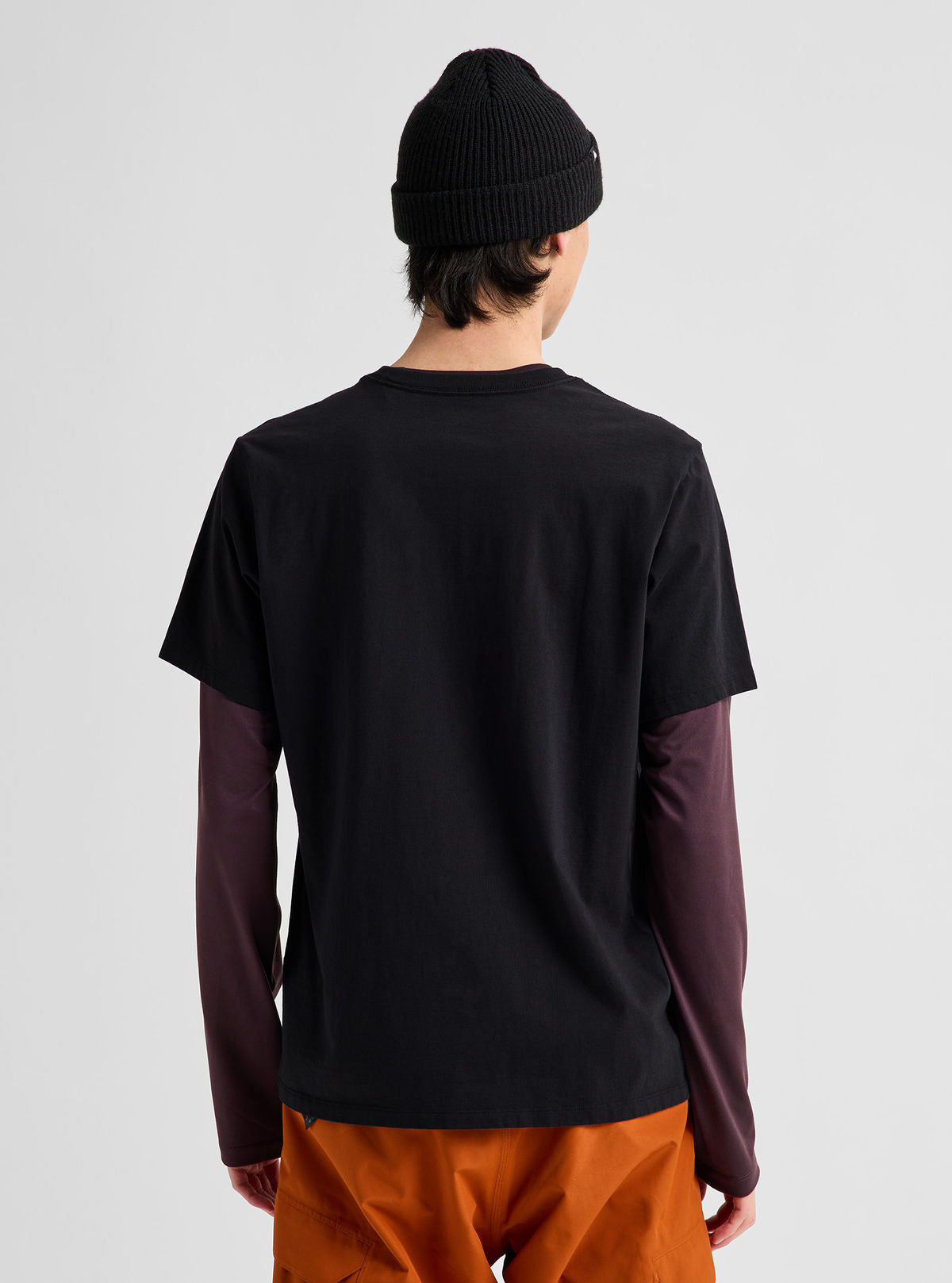 Burton Moretown Short Sleeve T-Shirt - True Black - Burton Ss Tee Apparel - alternate view 4