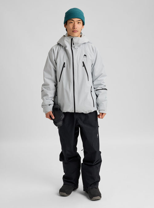 Men's Burton Reserve GORE-TEX 2L Insulated Jacket - Gray Cloud - Burton Jacket Outerwear