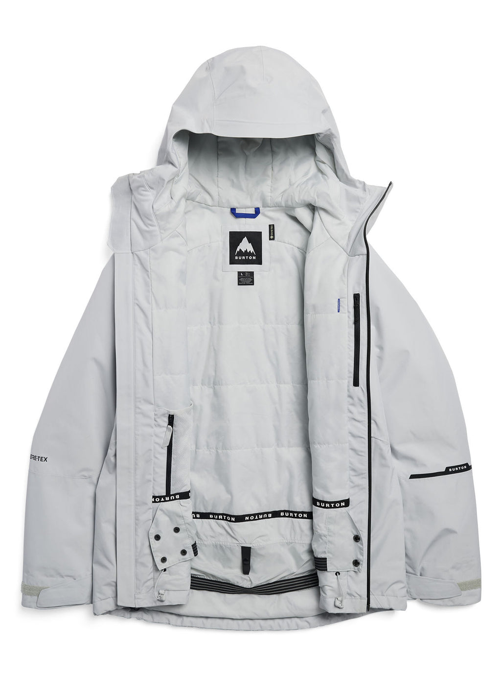 Men's Burton Reserve GORE-TEX 2L Insulated Jacket - Gray Cloud - Burton Jacket Outerwear - alternate view 8