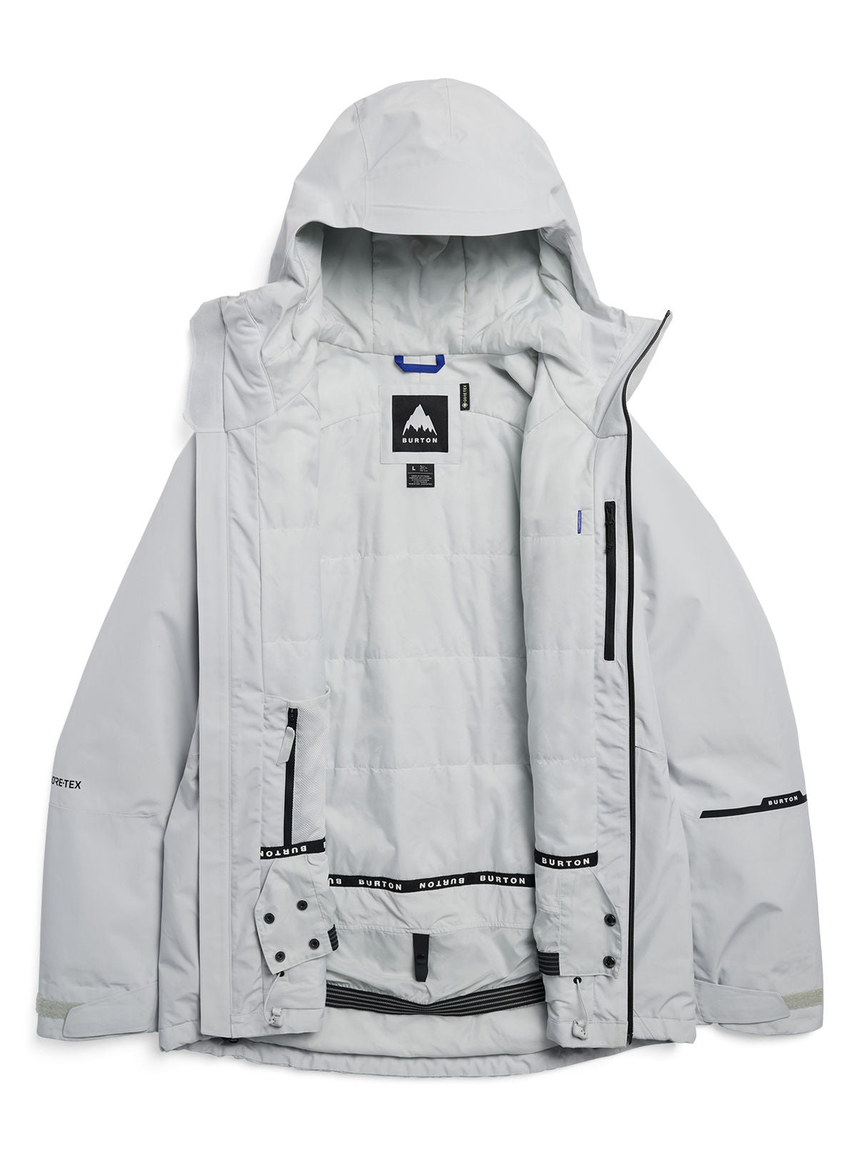 Men's Burton Reserve GORE-TEX 2L Insulated Jacket - Gray Cloud - Burton Jacket Outerwear - alternate view 8