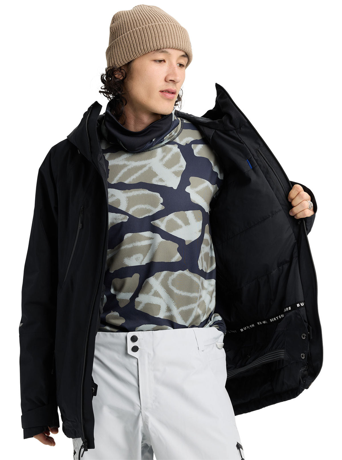 Men's Burton Reserve GORE-TEX 2L Insulated Jacket - True Black - Burton Jacket Outerwear - alternate view 9