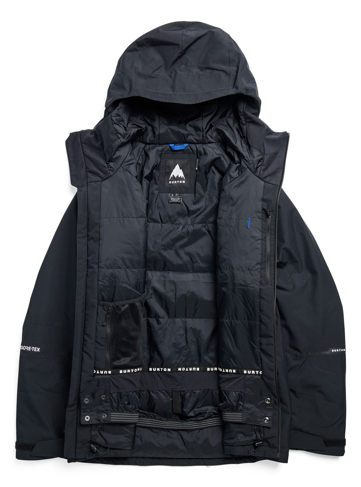 Men's Burton Reserve GORE-TEX 2L Insulated Jacket - True Black - Burton Jacket Outerwear - alternate view 8