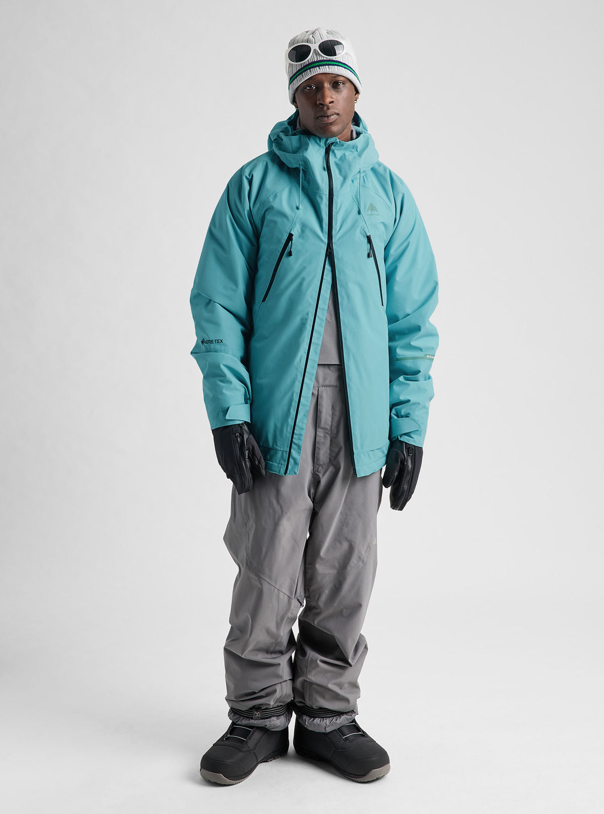 Men's Burton Reserve GORE-TEX 2L Insulated Jacket - Mineral Blue - Burton Jacket Outerwear - alternate view 2