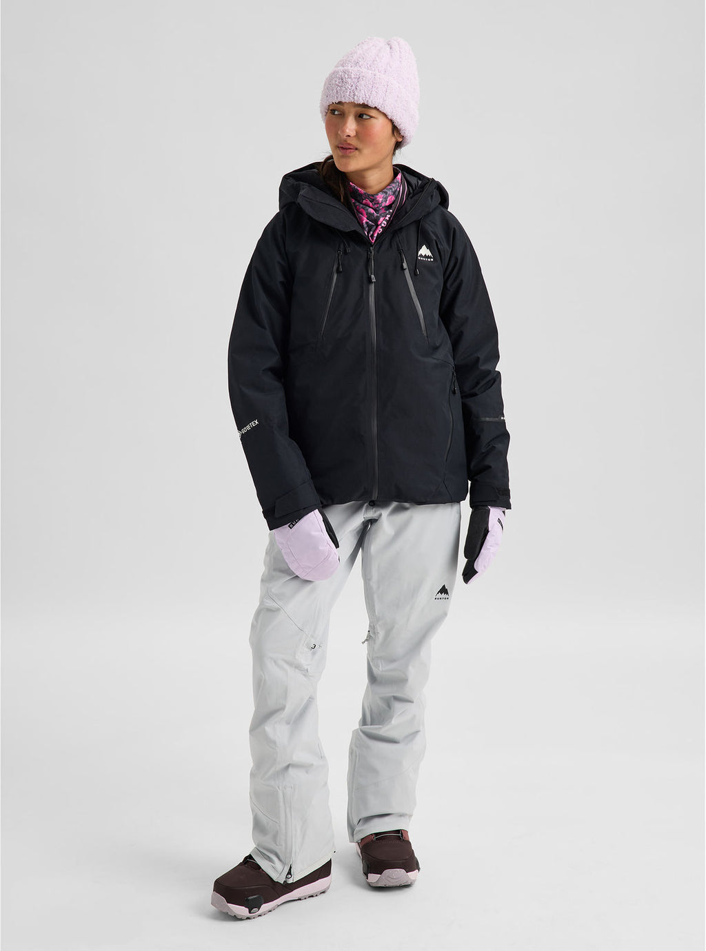 Women's Burton Reserve GORE-TEX 2L Insulated Jacket - True Black - Burton Jacket Outerwear - alternate view 2