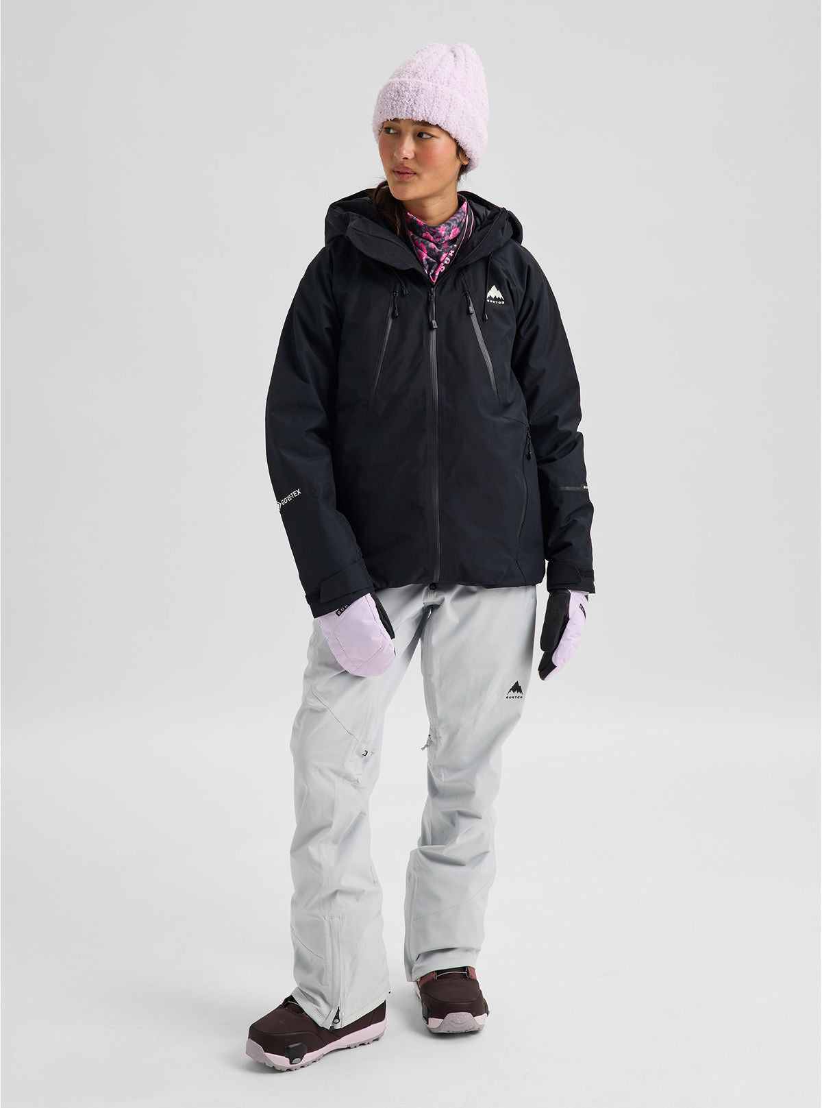 Women's Burton Reserve GORE-TEX 2L Insulated Jacket - True Black - Burton Jacket Outerwear - alternate view 2