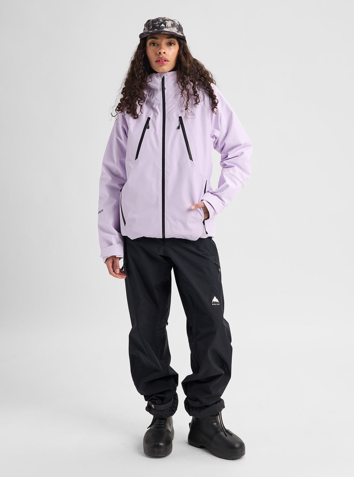Women's Burton Reserve GORE-TEX 2L Insulated Jacket - Moondust Purple - Burton Jacket Outerwear - alternate view 2