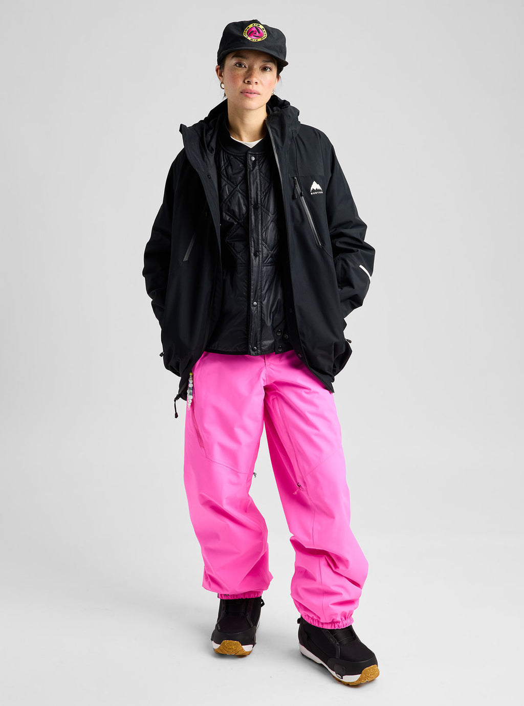 Women's Burton Reserve 2L 3-in-1 Jacket - True Black - Burton Jacket Outerwear - alternate view 3