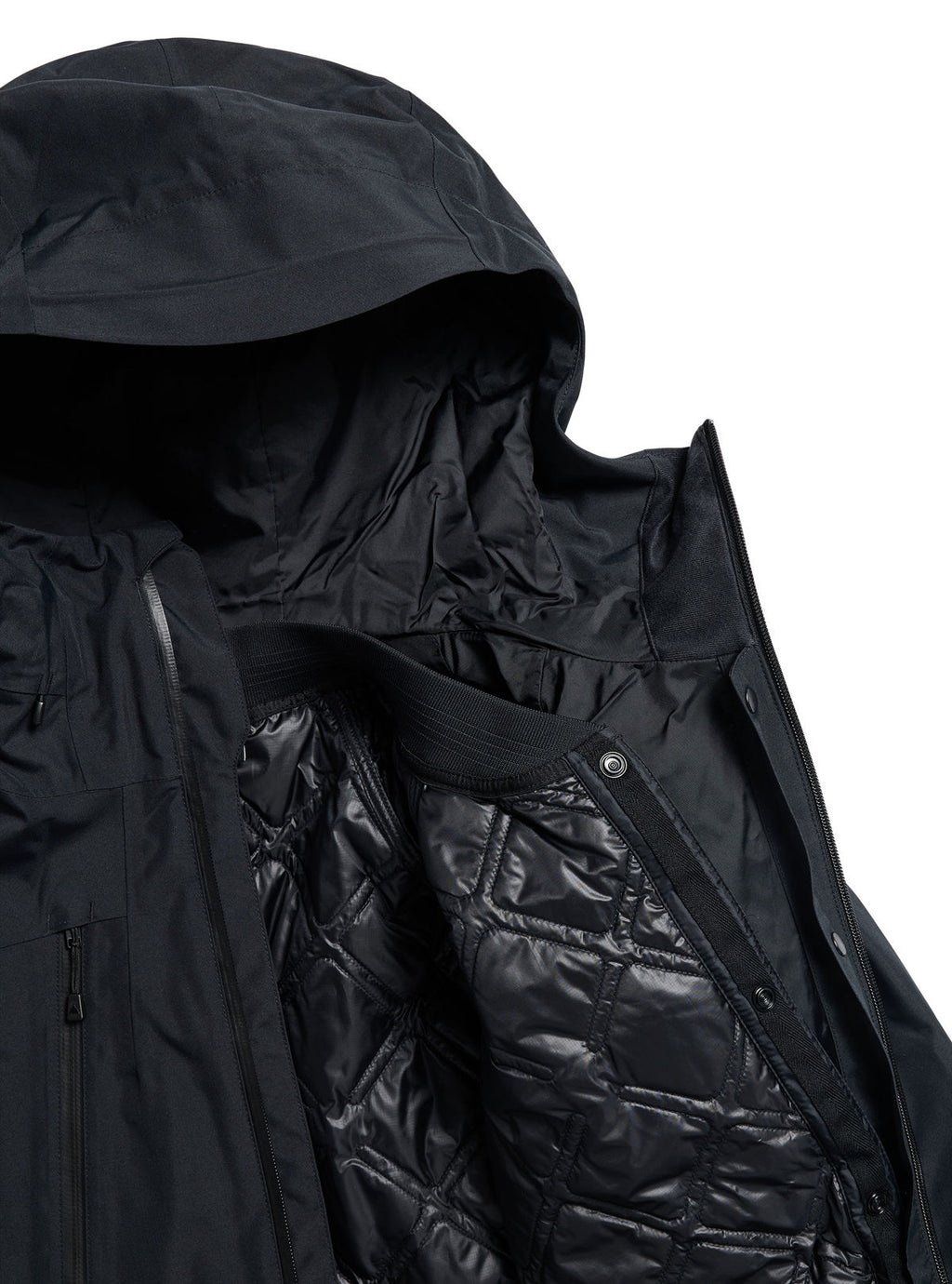 Women's Burton Reserve 2L 3-in-1 Jacket - True Black - Burton Jacket Outerwear - alternate view 7