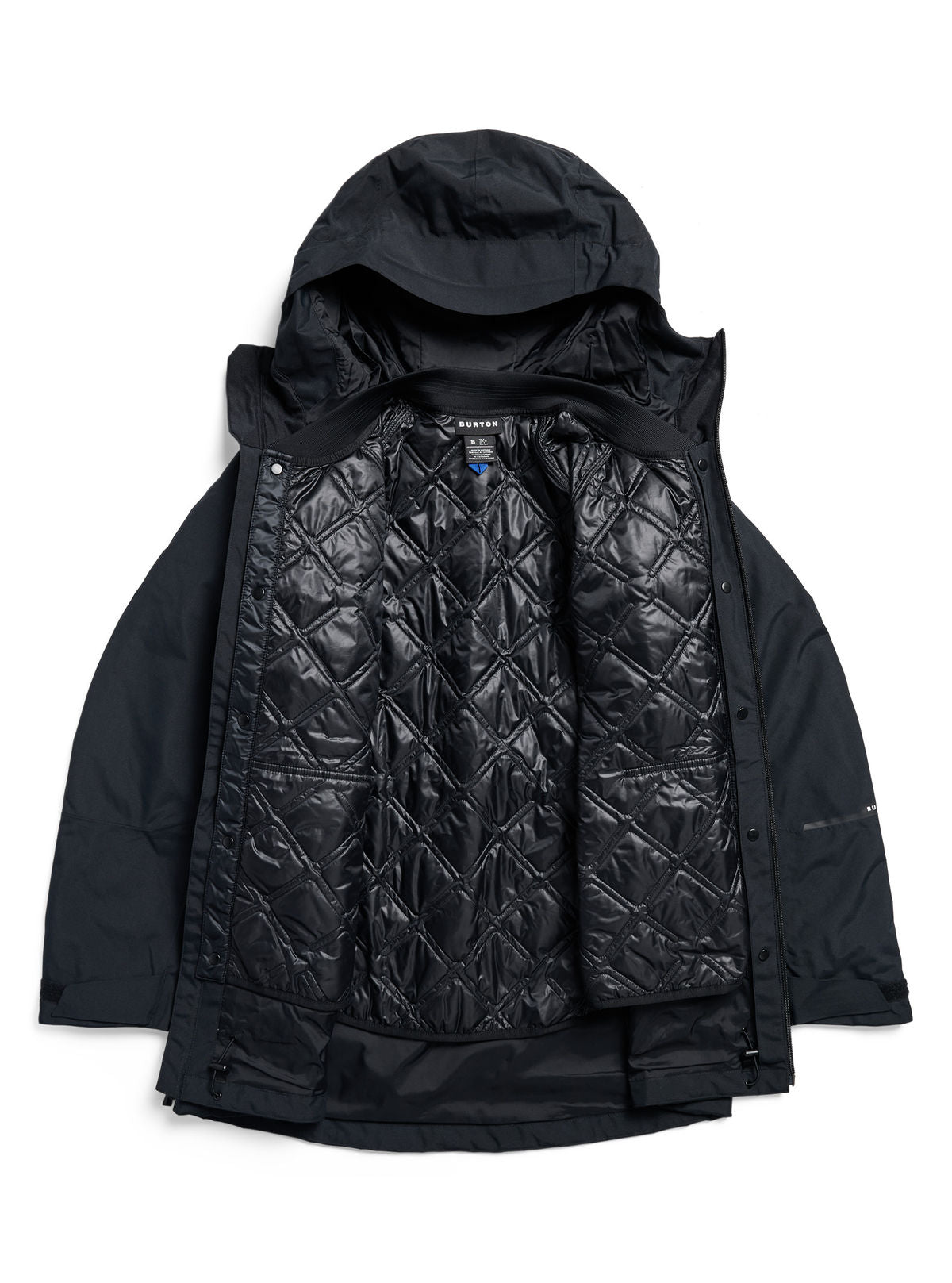 Women's Burton Reserve 2L 3-in-1 Jacket - True Black - Burton Jacket Outerwear - alternate view 9
