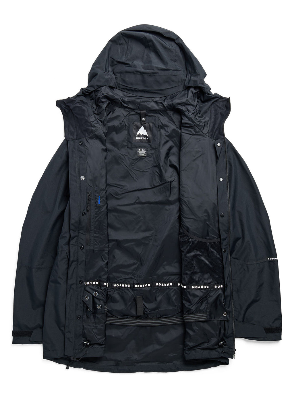 Men's Burton Reserve 2L 3-In-1 Jacket - True Black - Burton Jacket Outerwear - alternate view 10