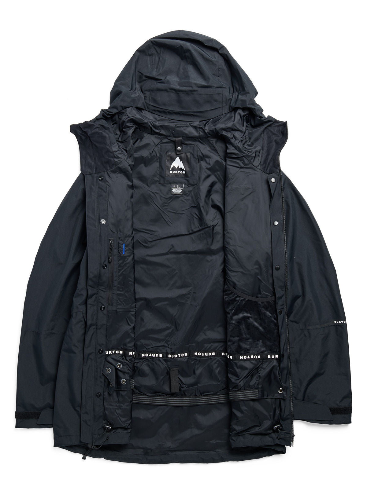 Men's Burton Reserve 2L 3-In-1 Jacket - True Black - Burton Jacket Outerwear - alternate view 10