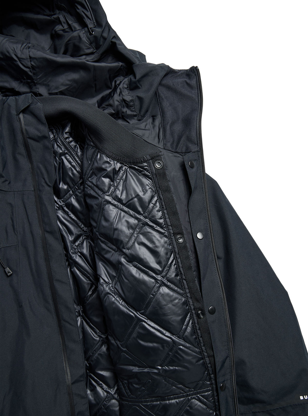 Men's Burton Reserve 2L 3-In-1 Jacket - True Black - Burton Jacket Outerwear - alternate view 7