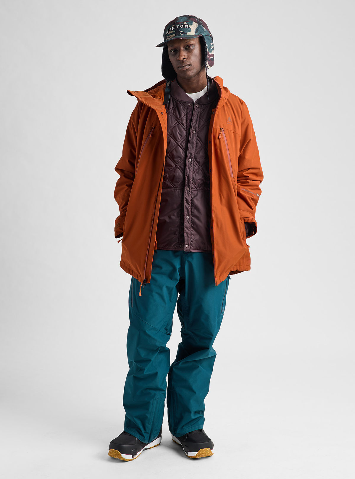 Men's Burton Reserve 2L 3-In-1 Jacket - Spiced Chai - Burton Jacket Outerwear - alternate view 2
