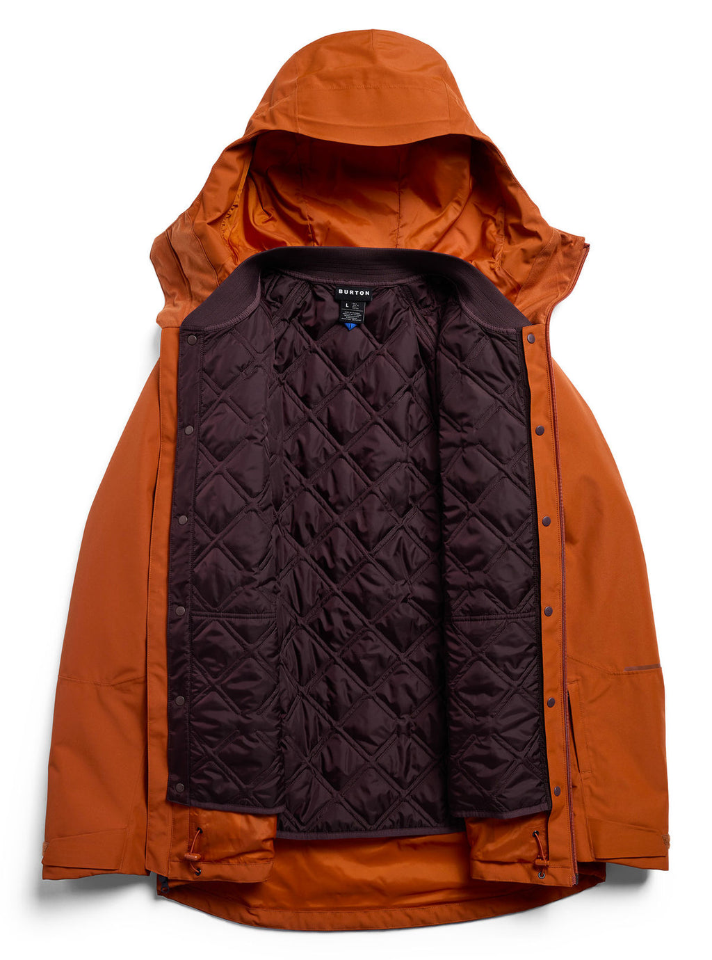 Men's Burton Reserve 2L 3-In-1 Jacket - Spiced Chai - Burton Jacket Outerwear - alternate view 7