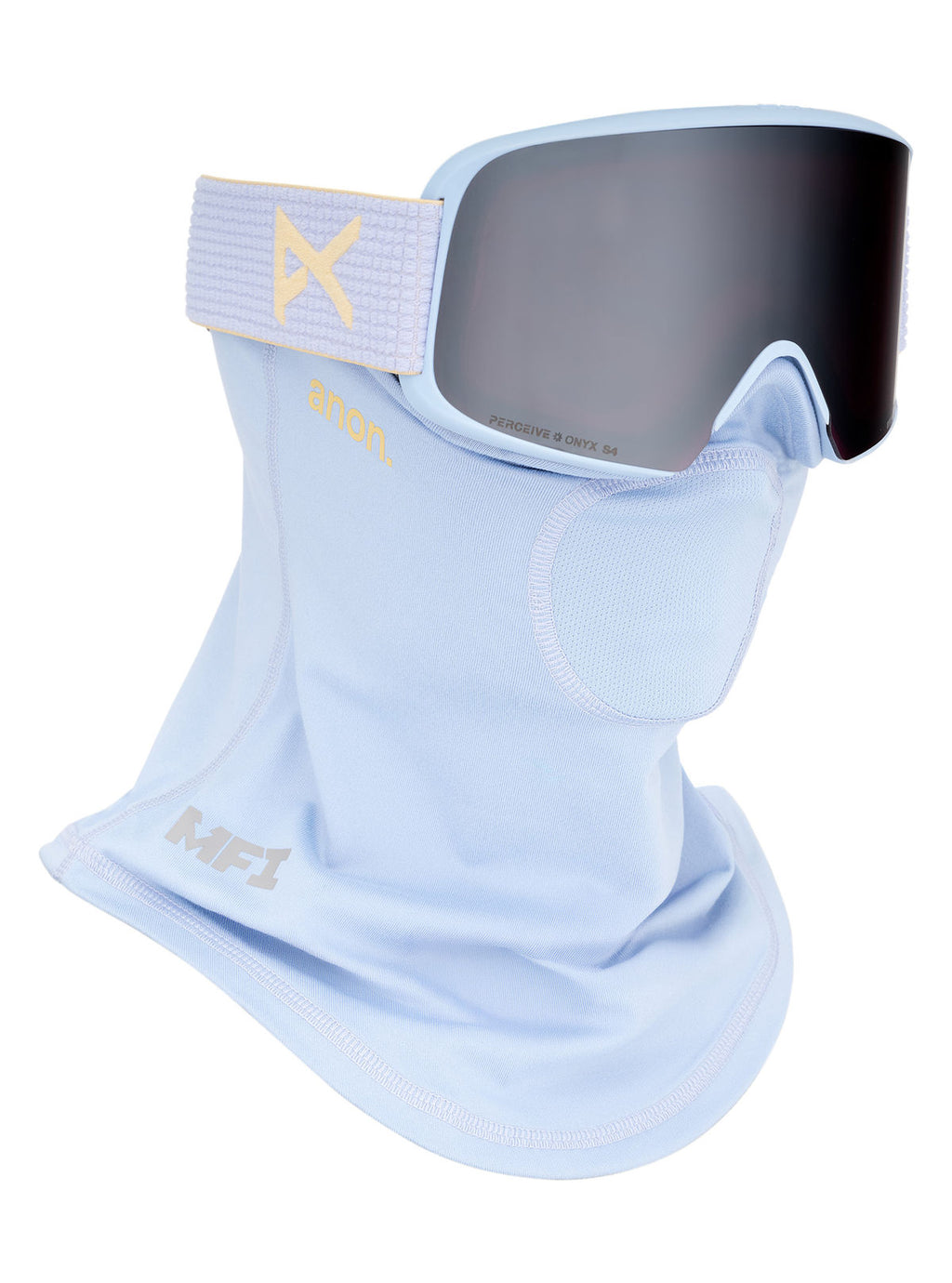 Anon M6 Goggles + Bonus Lens + MFI Face Mask - Airstream Blue / Perceive Sunny Onyx - Anon Magnatech Goggle - alternate view 5