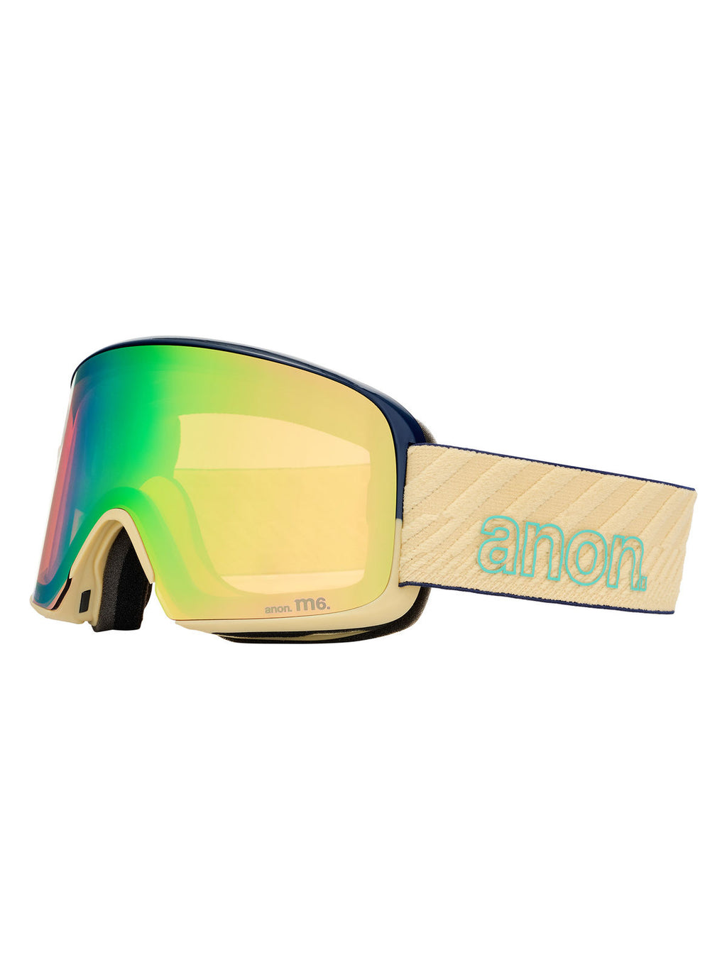 Anon M6 Goggles + Bonus Lens + MFI Face Mask - Beechwood / Perceive Variable Green - Anon Magnatech Goggle - alternate view 3