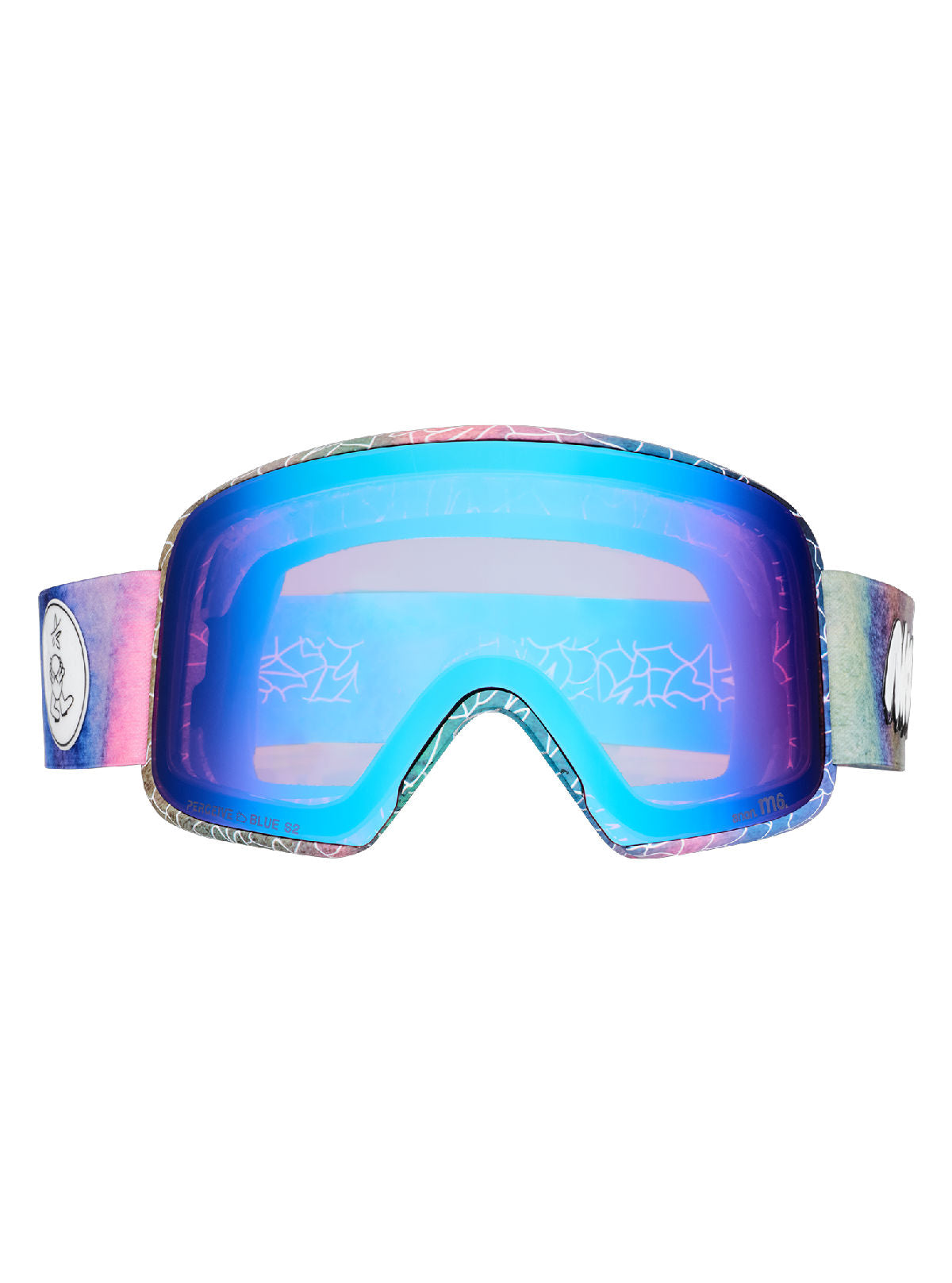Anon M6 Goggles + Bonus Lens + MFI Face Mask - Lb Watercolor / Perceive Variable Blue - Anon Magnatech Goggle - alternate view 2