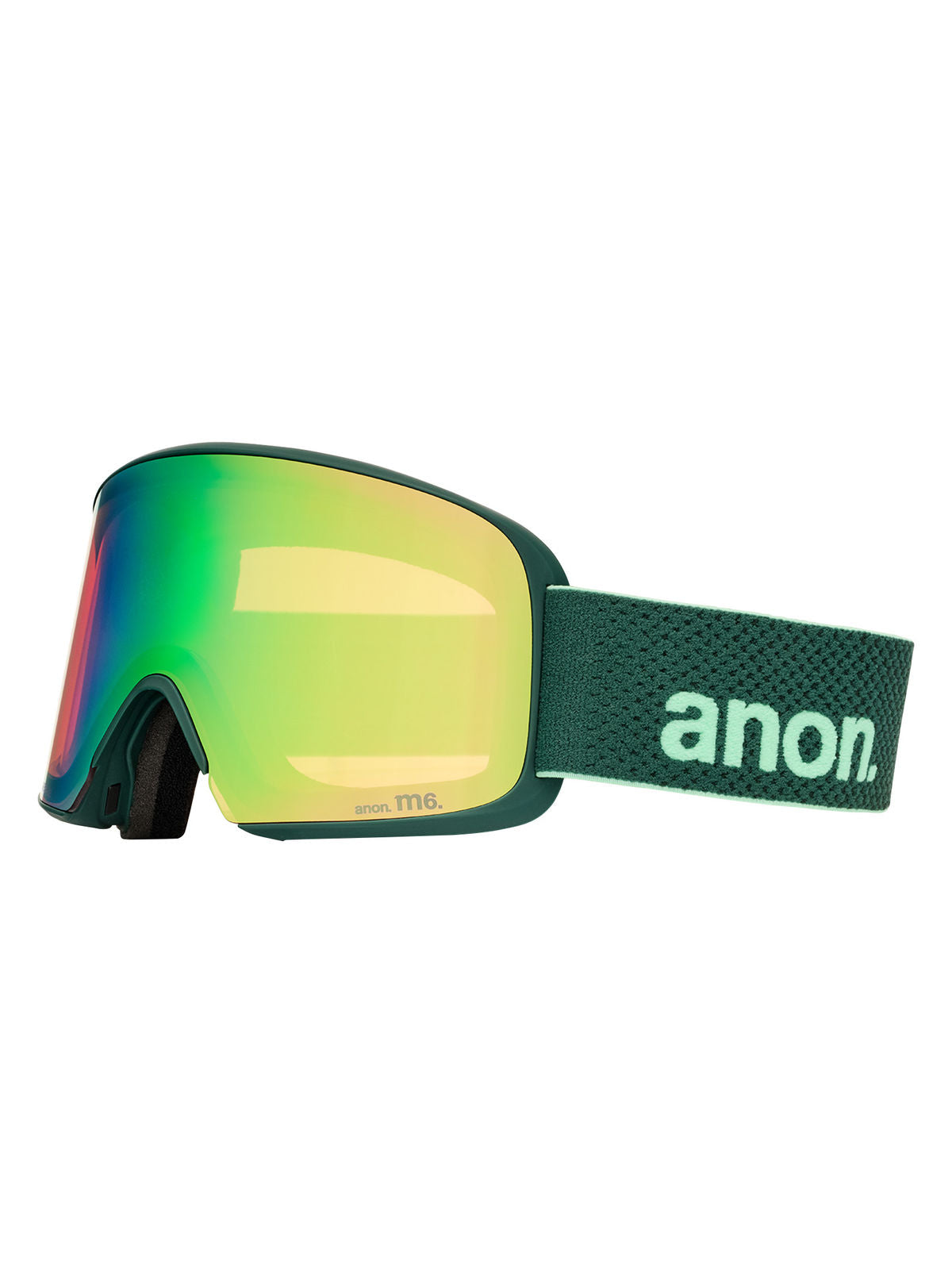 Anon M6 Goggles + Bonus Lens + MFI Face Mask - Brunswick Green / Perceive Variable Green - Anon Magnatech Goggle - alternate view 3