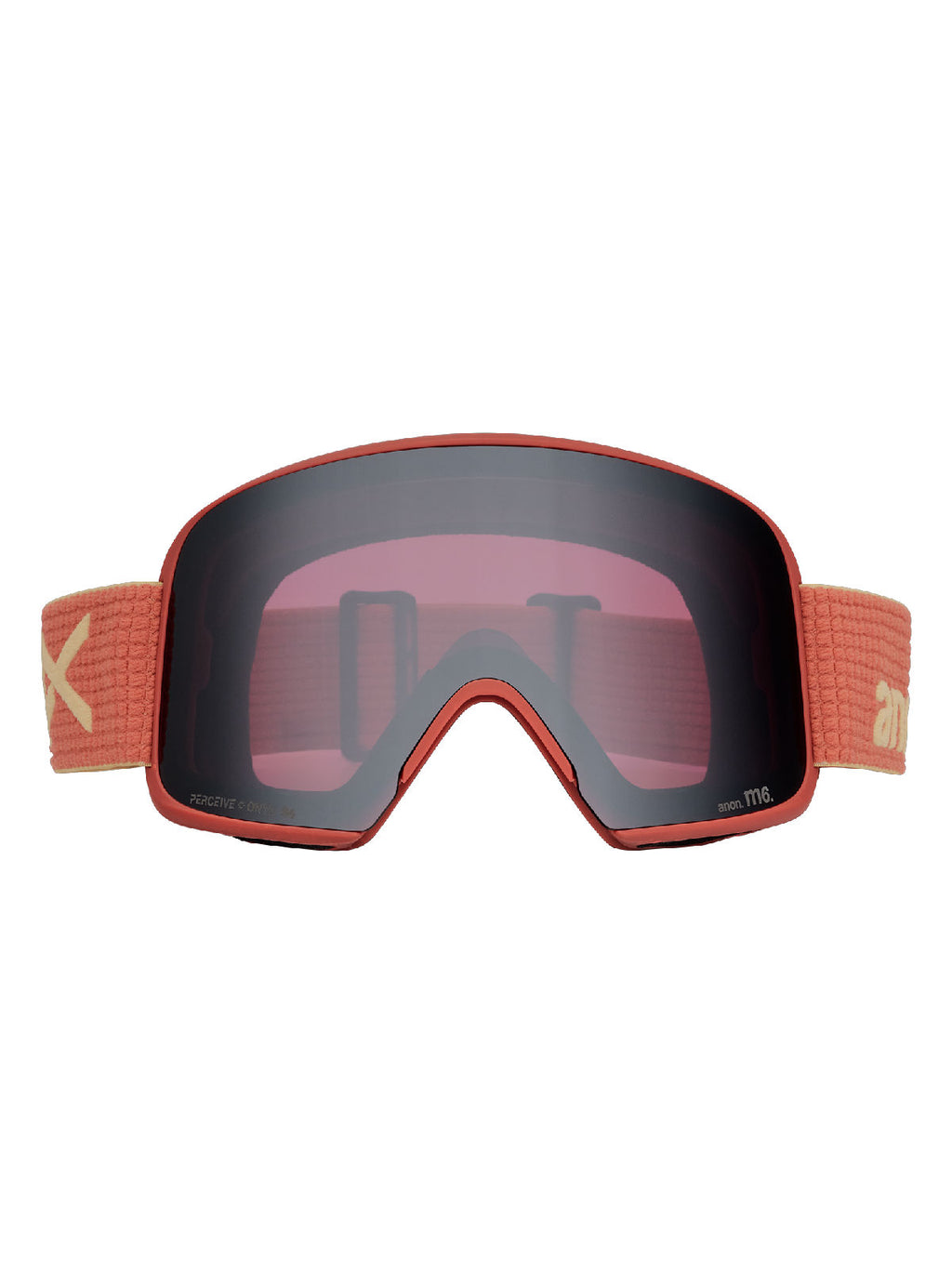 Anon M6 Goggles + Bonus Lens + MFI Face Mask - Terracotta / Perceive Sunny Onyx - Anon Magnatech Goggle - alternate view 2
