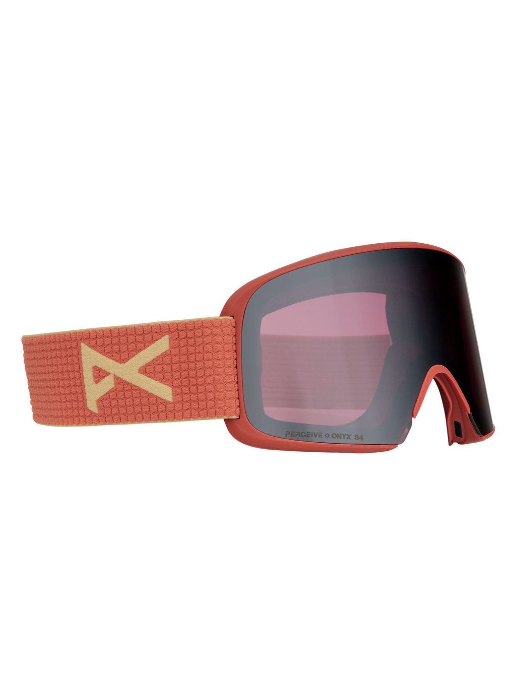 Anon M6 Goggles + Bonus Lens + MFI Face Mask - Terracotta / Perceive Sunny Onyx - Anon Magnatech Goggle