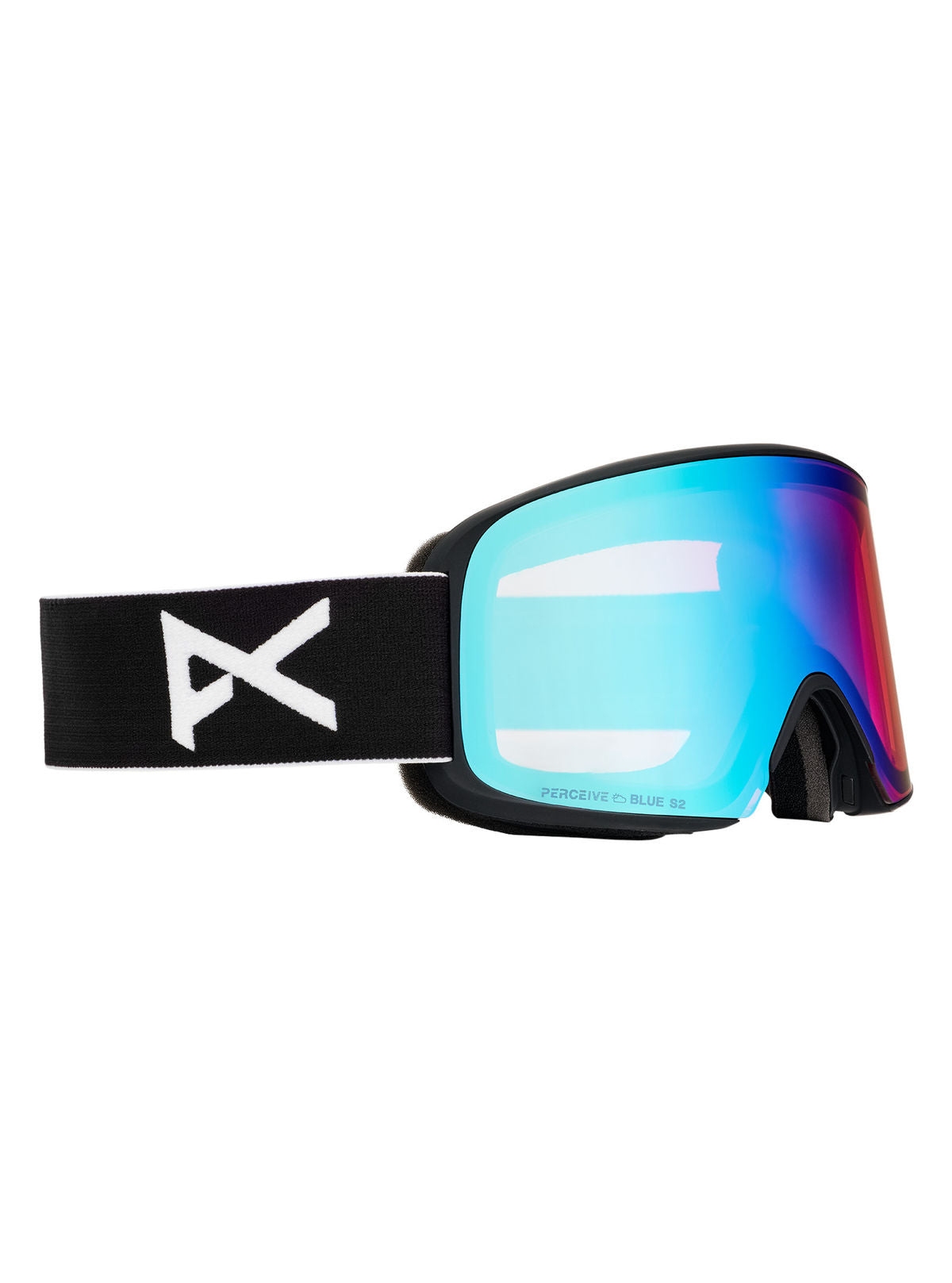 Anon M6 Goggles + Bonus Lens + MFI Face Mask - Black / Perceive Variable Blue - Anon Magnatech Goggle