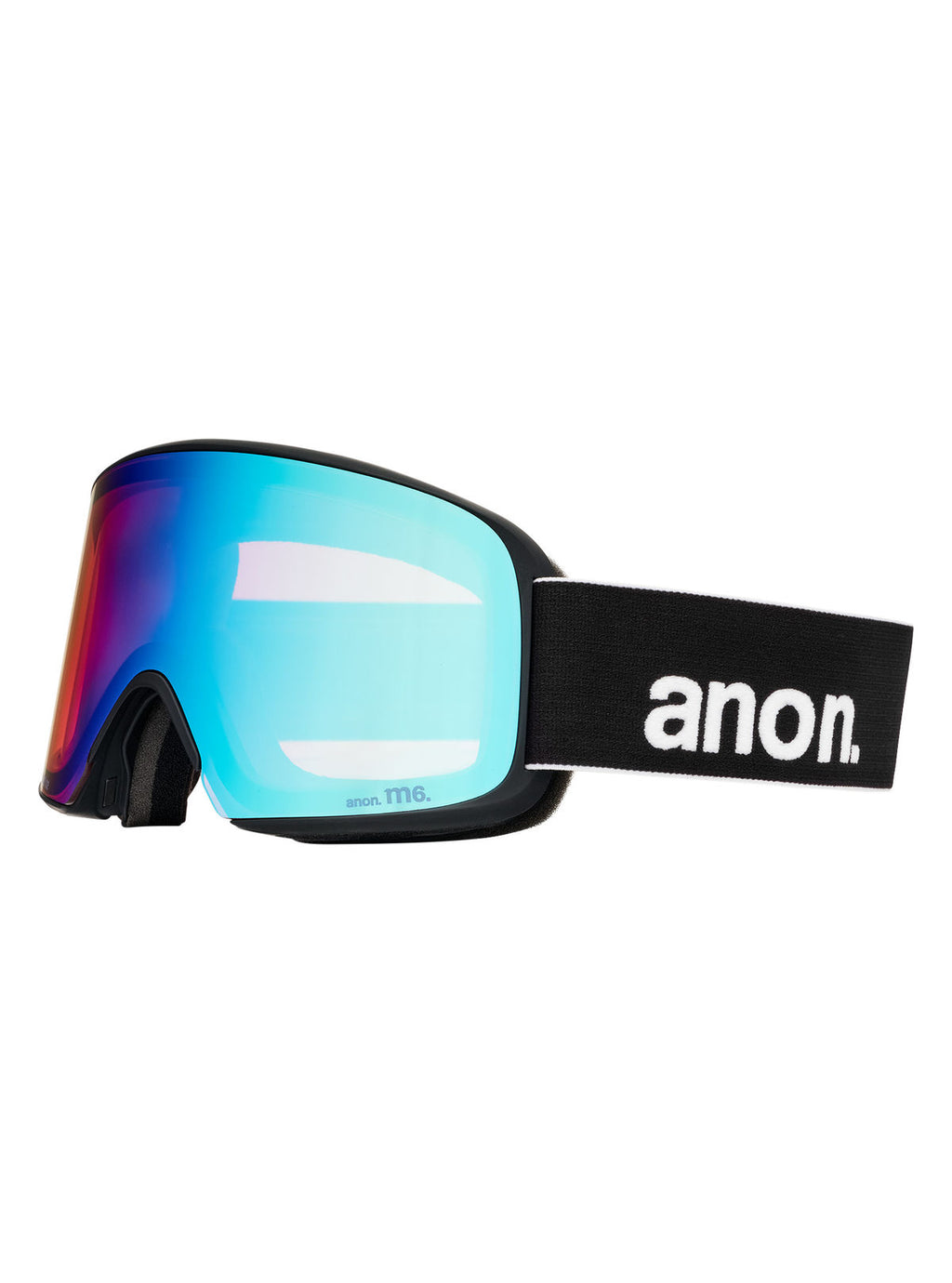Anon M6 Goggles + Bonus Lens + MFI Face Mask - Black / Perceive Variable Blue - Anon Magnatech Goggle - alternate view 3