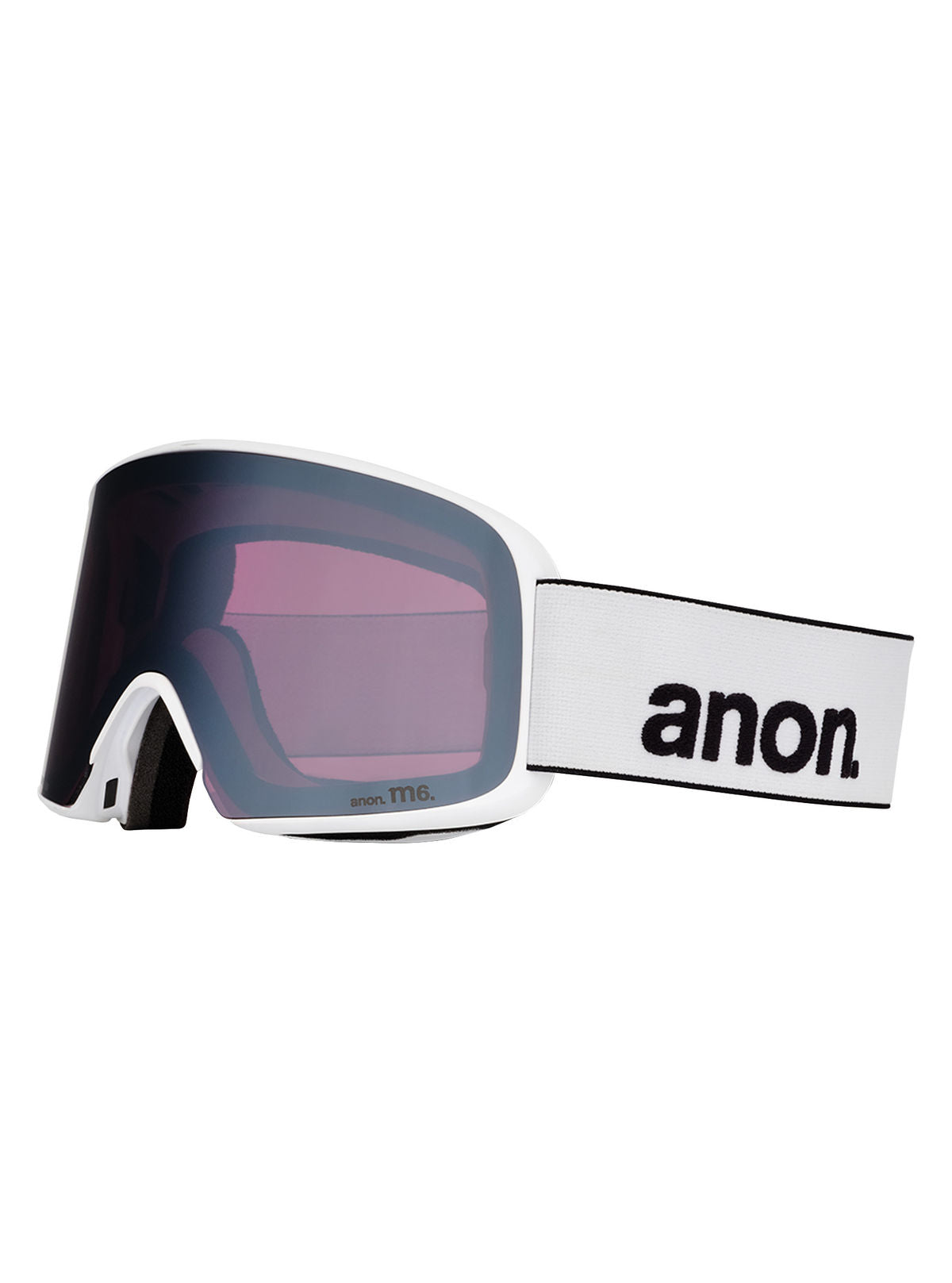 Anon M6 Goggles + Bonus Lens + MFI Face Mask - White / Perceive Sunny Onyx - Anon Magnatech Goggle - alternate view 3