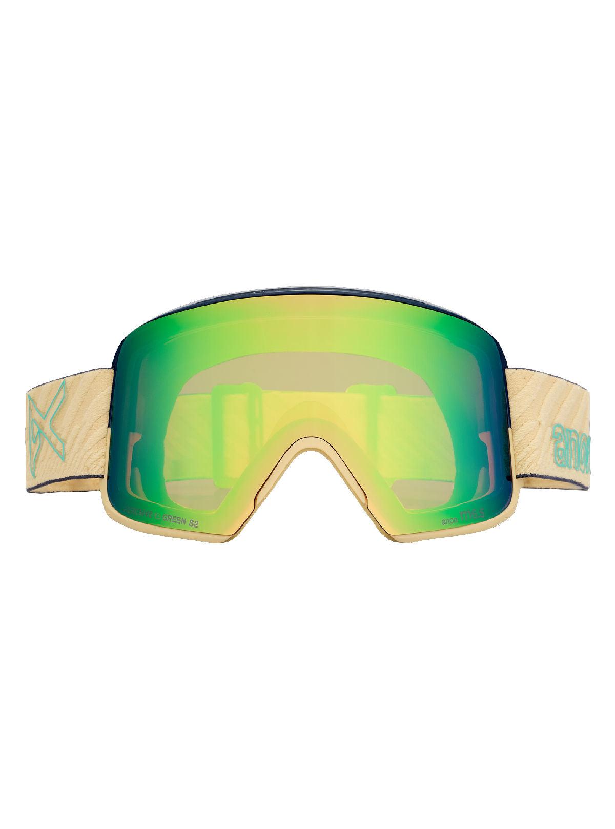 Anon M6S Goggles + Bonus Lens + MFI Face Mask - Beechwood / Perceive Variable Green - Anon Magnatech Goggle - alternate view 2