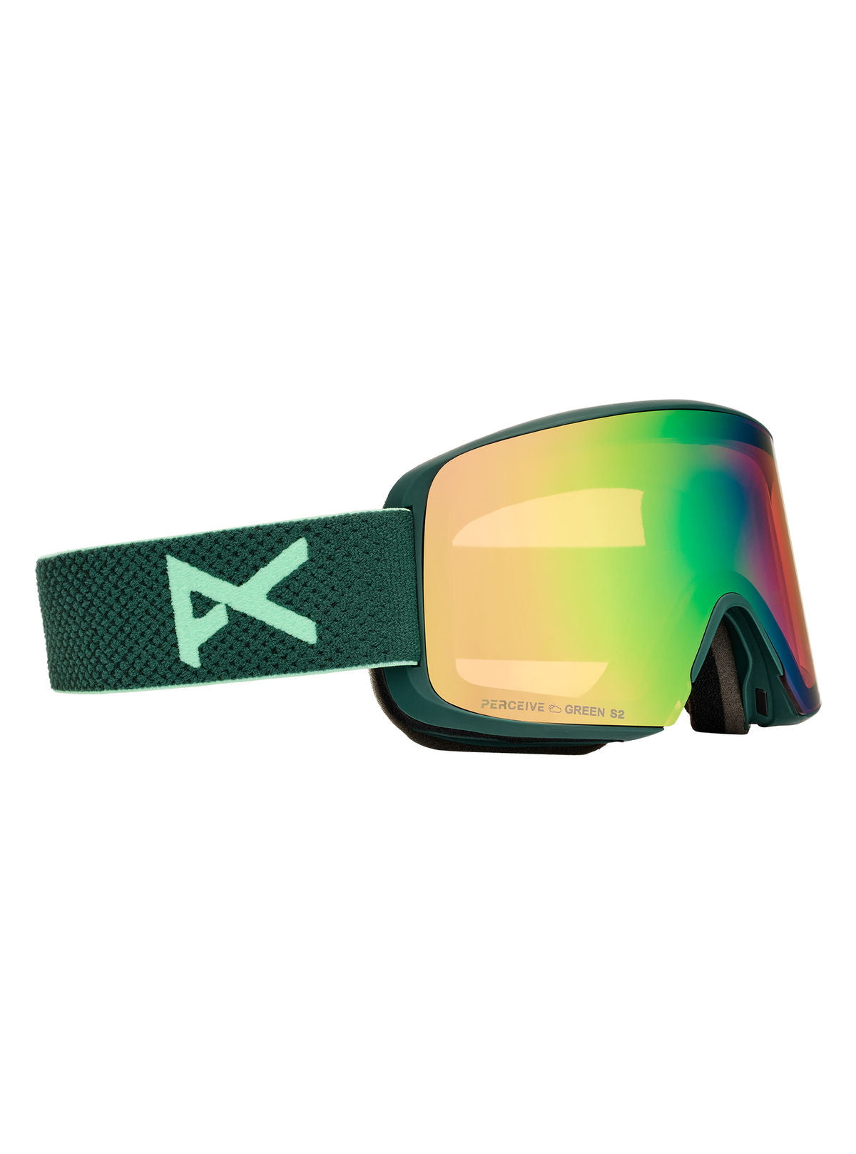 Anon M6S Goggles + Bonus Lens + MFI Face Mask - Brunswick Green / Perceive Variable Green - Anon Magnatech Goggle
