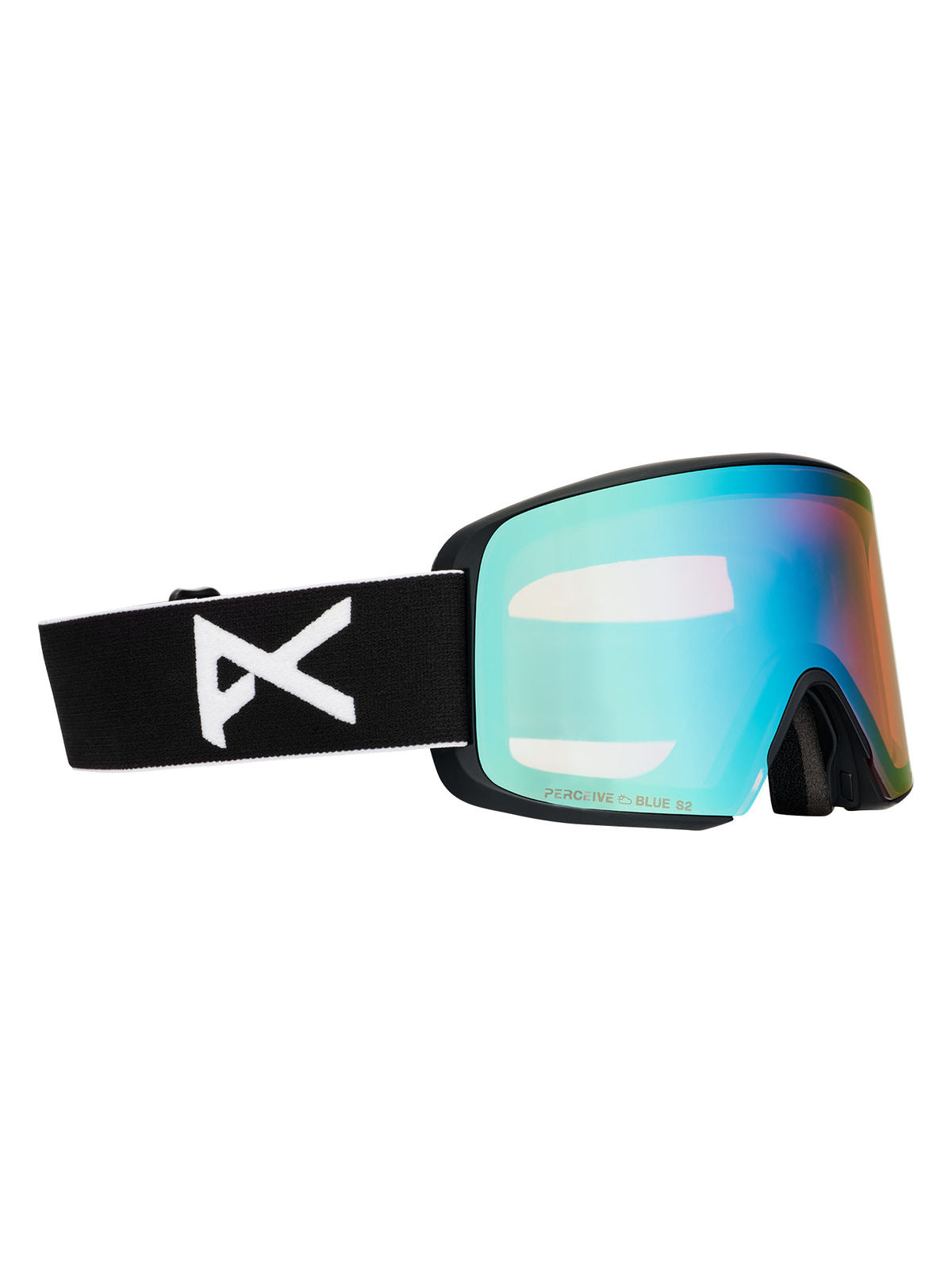 Anon M6S Goggles + Bonus Lens + MFI Face Mask - Black / Perceive Variable Blue - Anon Magnatech Goggle