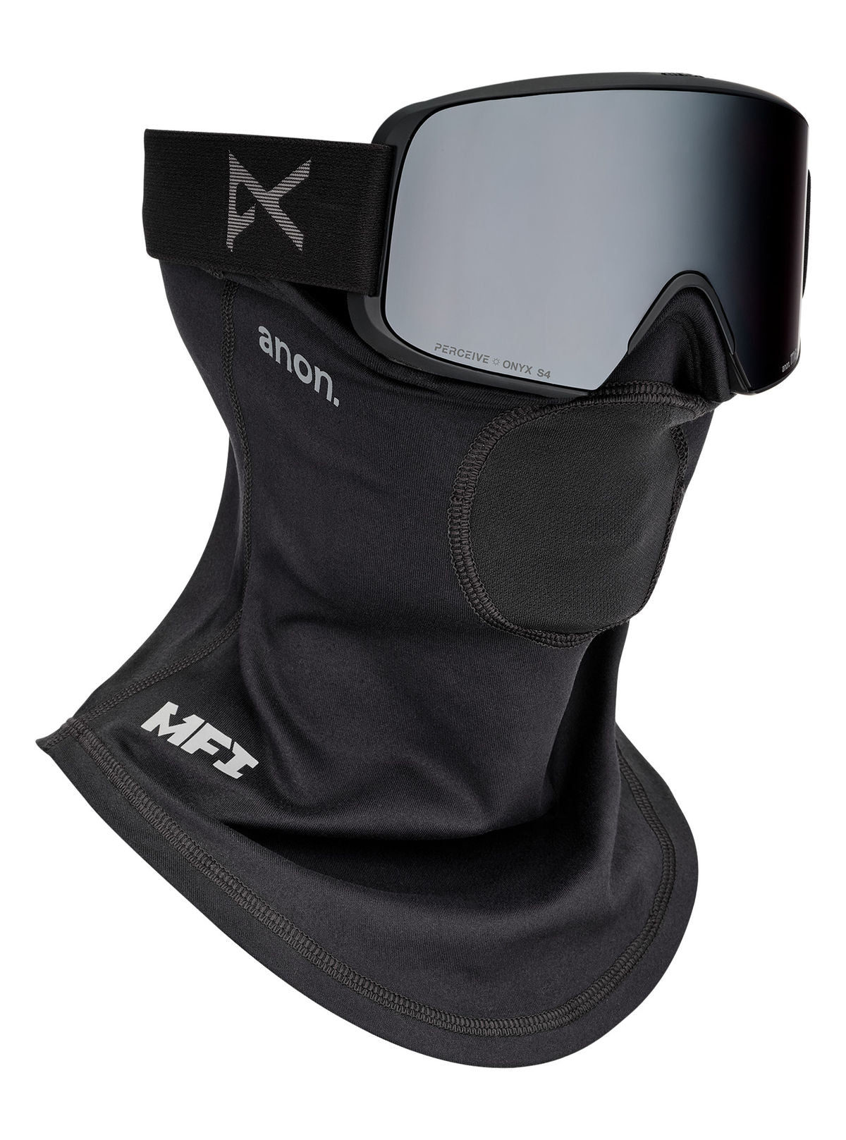 Anon M6S Goggles + Bonus Lens + MFI Face Mask - Smoke / Perceive Sunny Onyx - Anon Magnatech Goggle - alternate view 5