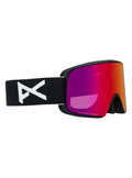 Anon M6S Goggles + Bonus Lens + MFI Face Mask - Black/Perceive Sunny Red - Magnatech Goggle