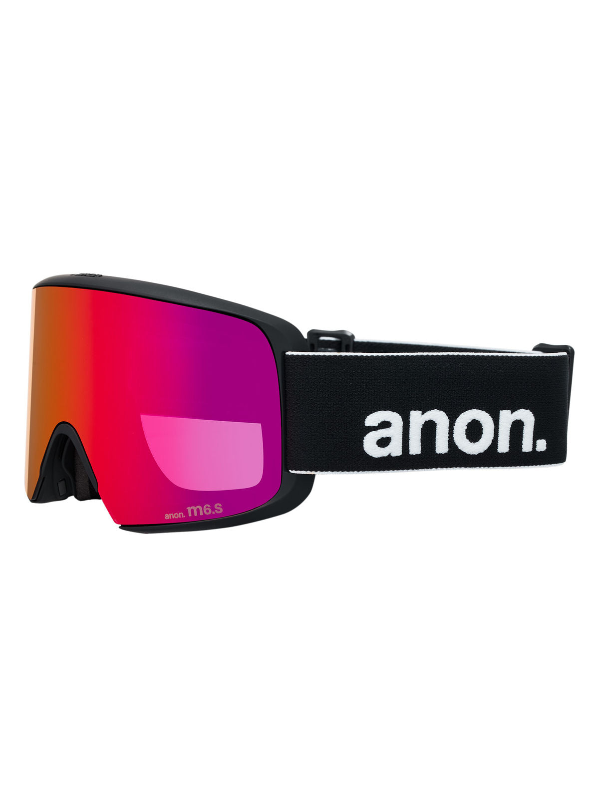 Anon M6S Goggles + Bonus Lens + MFI Face Mask - Black / Perceive Sunny Red - Anon Magnatech Goggle - alternate view 3