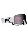 Anon M6S Goggles + Bonus Lens + MFI Face Mask - White/Perceive Sunny Onyx - Magnatech Goggle